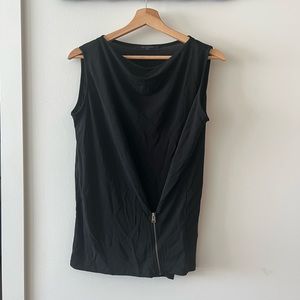 All Saints Black Tank Top